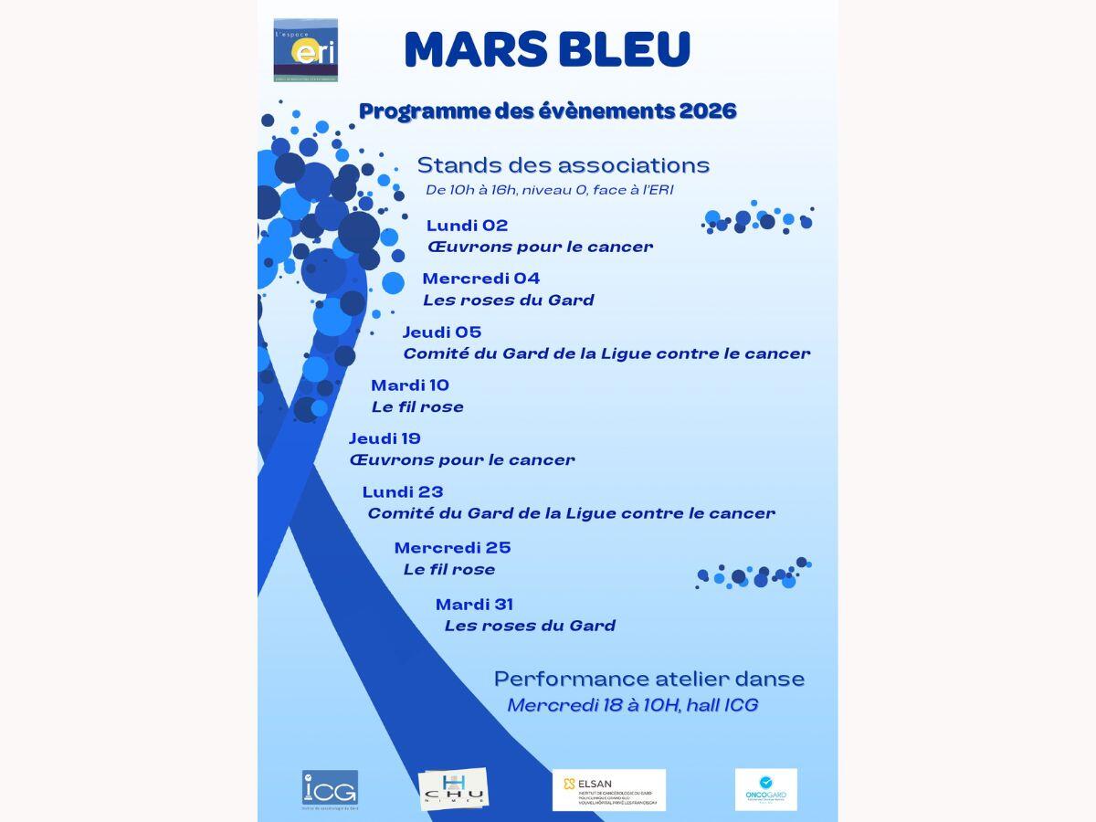 Mars bleu | CHU de Nîmes