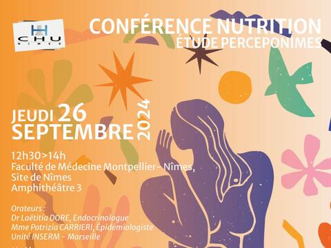 Conférence nutrition, étude perceponimes
