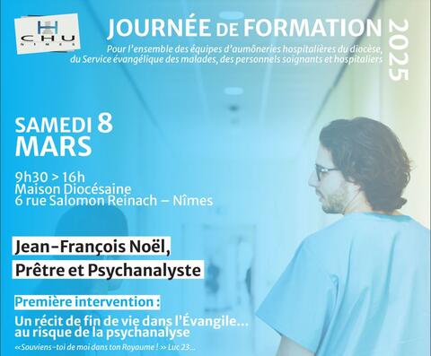 Journée de formation pour les aumôneries hospitalières et les professionnels de santé – 8 mars 2025