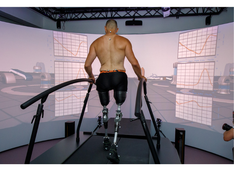 GRAIL®, laboratoire interactif d'analyse de la marche en temps réel
